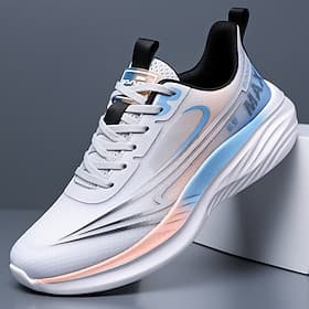 Men's Casual Daily Tissage Volant Comfortable Breathable Lace-up White / Green Brown / Blue Black Summer Spring All Seasons