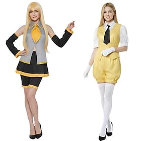 Fille idole fantastique Mignonne fille d'anime japonaise Manga Robe Robe Elégante Costumes de Cosplay Halloween Carnaval Performance Comic-Con Salon de l'Anime