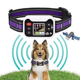 Système de clôture anti-fugue sans fil pour chien, avec signal sonore et électrochoc, GPS, collier de dressage étanche, 3 modes d'utilisation extérieure.