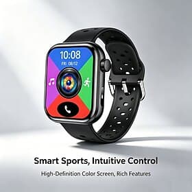 Montre connectée avec appels Bluetooth, écran couleur HD 1,85, bracelet d'activité pour hommes et femmes, moniteur de fréquence cardiaque et de sommeil, plus d