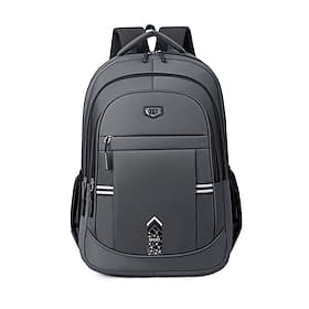 Sac à dos homme, multicolore, multi-compartiments grande capacité, polyester imperméable, bandes réfléchissantes, idéal pour l'école, les études, le transport