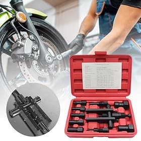 Two-Jaw Bearing Puller Tool, Motorcycle Bearing Removal Kit, Professional Maintenance and Repair Tool for Bearings, Gears and Bushings, Heavy Duty Precision Ex