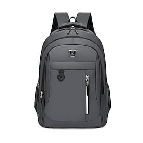 Large Capacity Student Backpack for Boys, Multi-Layer School Bag with Laptop Sleeve, Waterproof Polyester Travel Backpack, Comfortable Ergonomic Design, Blue/B