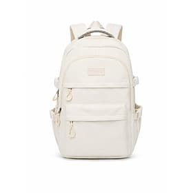 College Students Waterproof Nylon Backpack, Large Capacity Multi-Pocket School Bag for Campus, Travel  Daily Commute