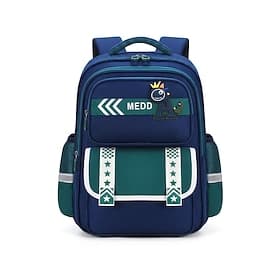 Student Backpack, Assorted Colors, Large Capacity Multi Compartments, Waterproof Polyester, Small Large Sizes, Safety Reflective Strips, For School Travel Outd