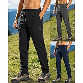 Homme Pantalons de Combat Pantalons Cargo Pantalons Convertibles à Fermeture Éclair Pantalons de randonnée Été Printemps Automne Extérieur Coupe régulière Coup thumbnail 4