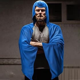 Beach Poncho, Swimming Poncho, Quick-Drying Wetsuit Poncho Towel, Soft, Portable Beach Poncho with Hood for Men and Women for Water Sports and Home