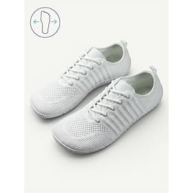 Women's Wide Width Barefoot Walking Shoes – Breathable Flyknit Sneakers with Extra Wide Toe Box, Flexible Zero Drop Sole, Lightweight Minimalist Design for Nat