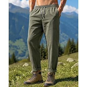 Homme Pantalons de Combat Pantalons Cargo Pantalons Convertibles à Fermeture Éclair Pantalons de randonnée Été Printemps Automne Extérieur Coupe régulière Coup thumbnail 2