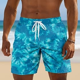 Homme Formes Géométriques Art abstrait Maillots de bain Maillots de bain shorts de bain Shorts de Surf Taille Moyenne Occasionnel Quotidien Extérieur Poches La