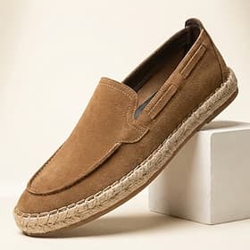 Men's Classic Casual Daily Suede Comfortable Breathable Loafer Black Brown Summer Spring All Seasons