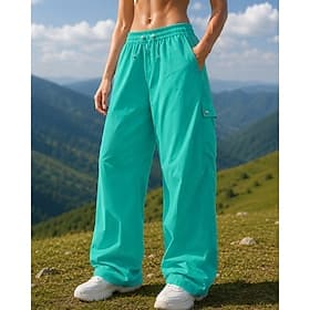 Femmes Pantalons de Combat Pantalons Cargo Pantalons de randonnée Pantalon imperméable Été Printemps Automne Extérieur Coupe régulière Coupe-vent Séchage Rapid thumbnail 2