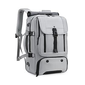 Large Capacity Student Backpack with Shoe Compartment, Waterproof Polyester School Bag for Boys, 15.6 Inch Laptop Travel Backpack, Multi-Pocket Gym Bookbag, Ca