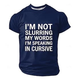 T-shirt graphique humoristique et sarcastique pour homme, col rond, manches courtes, style décontracté, tailles S, M, L, XL, XXL, XXXL. thumbnail 2