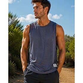 Homme Couleur Unie Débardeur d'entraînement Débardeur de course Débardeur de gym Été Printemps Sans manches Séchage Rapide Léger Évacuation de l'Humidité Respi