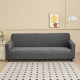 Copridivano elasticizzato in jacquard, copridivano angolare elasticizzato, protezione per mobili antiscivolo e lavabile per 1/2/3/4 posti. thumbnail 2