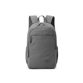 Men's Gray Casual Laptop Backpack, Durable Multi-Pocket Work and School Bag with Comfortable Straps, Large Capacity Travel and Commuter Backpack