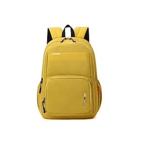 Girl's Yellow Laptop Backpack, Durable Large Capacity School and Travel Backpack with Multi-Pockets, Comfortable Shoulder Straps for Work, College, or Daily Us