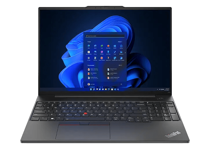 Lenovo ThinkPad E16 - Intel i3, 8 GB RAM, 512 SSD, Black - Business Laptop - Intel® Core™ i3 - 512 GB SSD - 8 GB RAM | 21JNXA1100