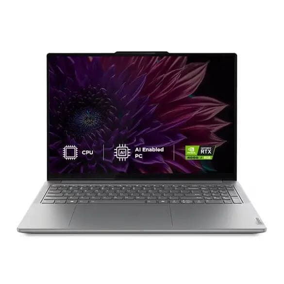 Lenovo Yoga Pro 9 16" - Ultra 9, 32 GB RAM, 1TB SSD, Luna Grey - Laptop - Intel® Core™ Ultra 9 185H - 1 TB SSD - 32 GB RAM - 16 in | 83DNX001R1