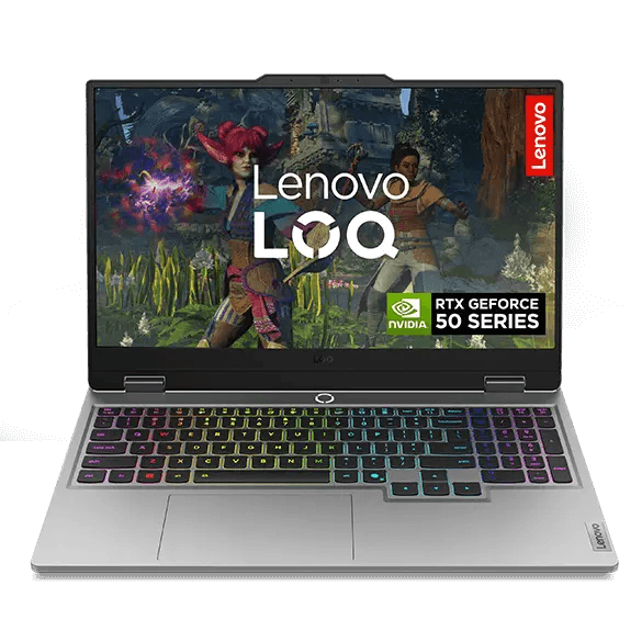 Lenovo LOQ Gen 10, 39.62cms, Luna Grey - Gaming Laptop | Gaming PC - AMD Ryzen™ 7 250 - 512 GB SSD - 16 GB RAM - 39.62cms | 83JGCTO1WWIN2