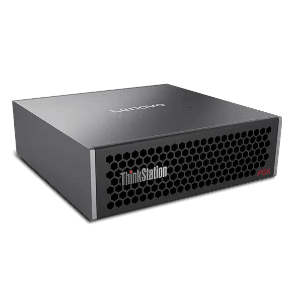 Lenovo ThinkStation PGX, Grey - Workstation - NVIDIA Grace Blackwell GB10 - 4 TB SSD - 128 GB RAM - NVIDIA DGX™ OS | 30KLS0F300