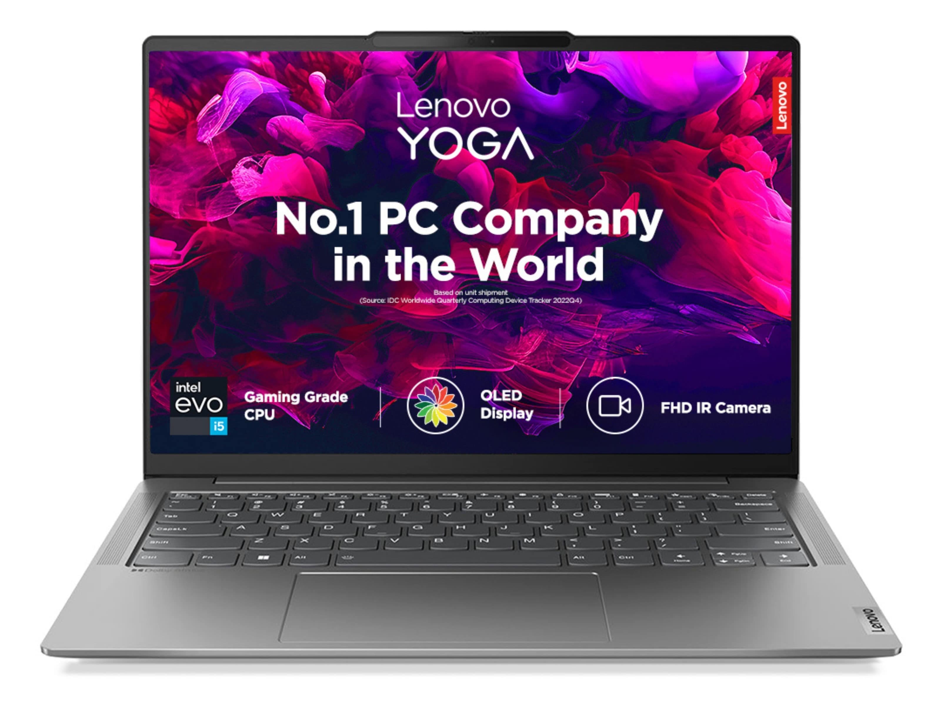Lenovo Yoga Slim 6i 13th Gen, Storm Grey - Laptop - Intel® Core™ i5 - 512 GB SSD - 16 GB RAM - Windows 11 Home | 83E0XA11IN