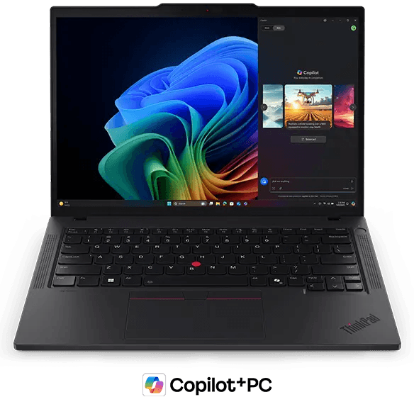 Lenovo ThinkPad T14 Gen 6 Copilot+ PC, Black - Business Laptop - AMD Ryzen™ AI 5 PRO 340 - 512 GB SSD - 16 GB RAM - 35.56cms  | 21QKCTO1WWIN1
