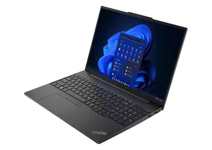Lenovo ThinkPad E16" - AMD Ryzen 5, 16 GB RAM, 512 SSD, Black - Business Laptop - AMD Ryzen™ 5 7530U - 512 GB SSD - 16 GB RAM | 21JTXA0800