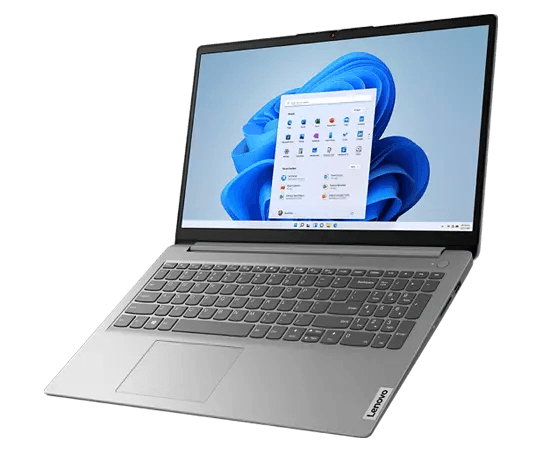 Lenovo IdeaPad 1, Cloud Grey - Laptop - AMD Ryzen™ 3 7320U - 512 GB SSD - 8 GB RAM - Windows 11 Home | 82VGXA15IN