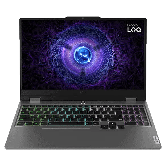 Lenovo LOQ 15 - Intel i7, 16 GB RAM, 1TB SSD, Luna Grey - Gaming Laptop | Gaming PC - Intel® Core™ i7 - 1 TB SSD - 16 GB RAM | 83DVR00JR0