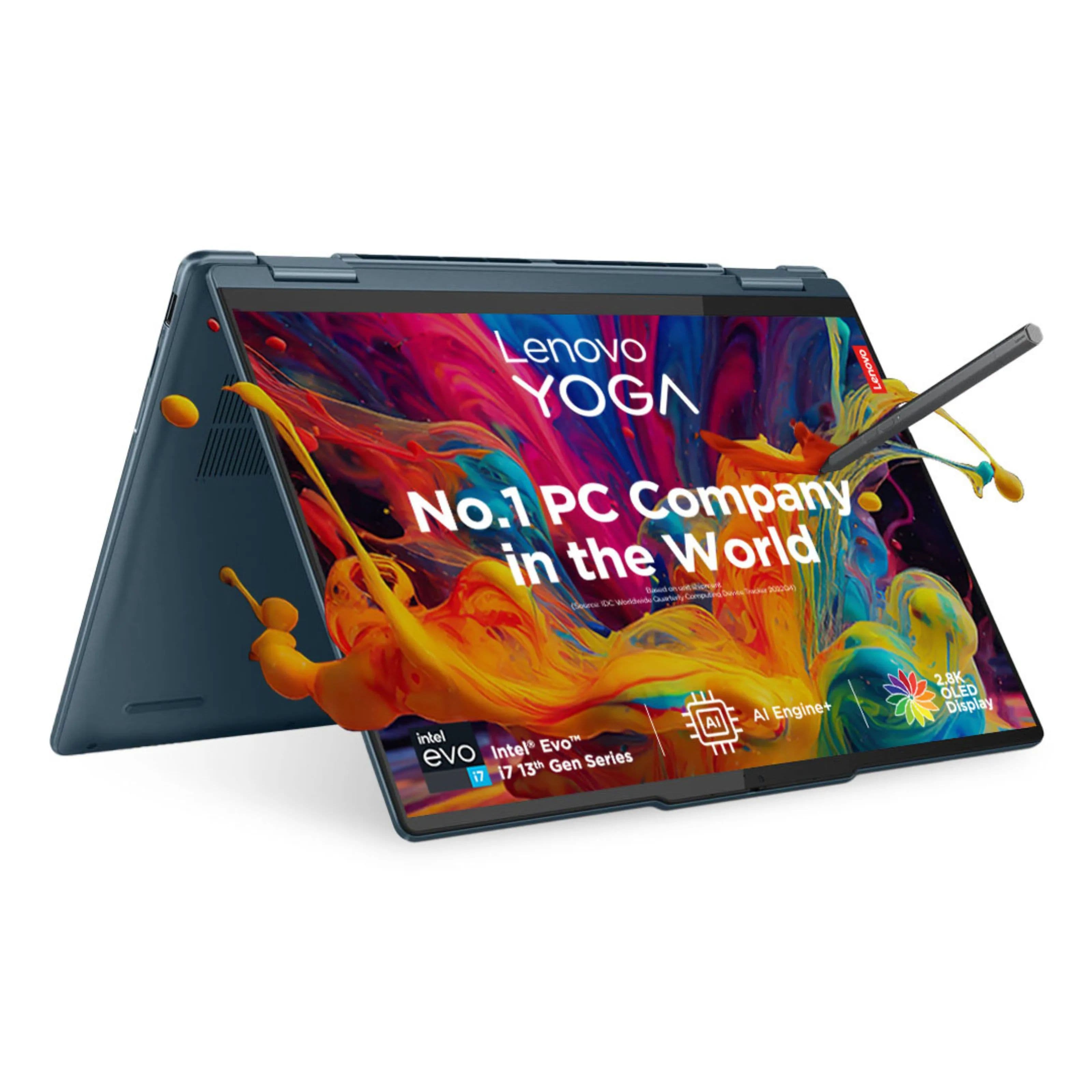 Lenovo Yoga 7 14" Gen 13 - Intel i7, Tidal Teal - Laptop - Intel® Core™ i7 - 1 TB SSD - 16 GB RAM - 14 in - Windows 11 Home | 82YLXA10IN