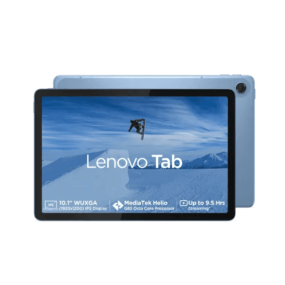 Lenovo Tab K10 Gen 2 25.65 cms, Luna Grey - Tablet - MediaTek Helio G85 - 128 GB - 4 GB RAM - Android 14 or Later | ZAEL0075IN