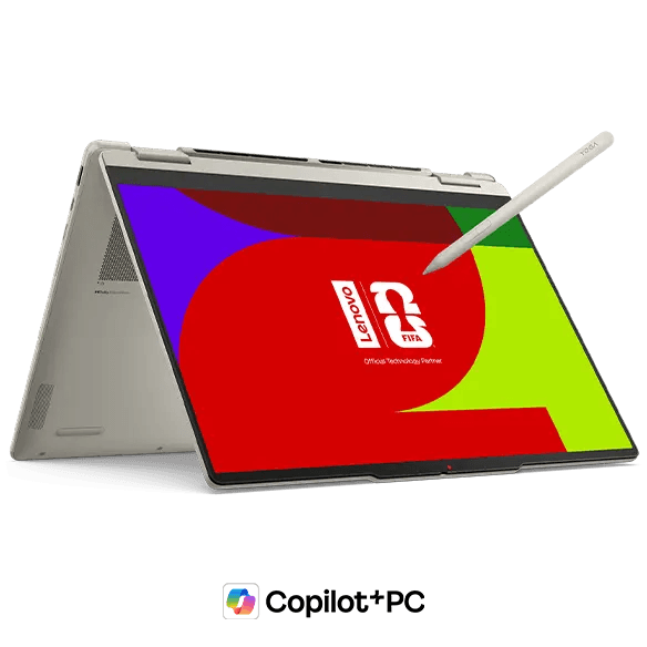 Lenovo Yoga 7 2, Seashell - Laptop - AMD Ryzen™ AI 5 435 - 512 GB SSD - 16 GB RAM - 35.56cms - Windows 11 Home | 83TDCTO1WWIN2