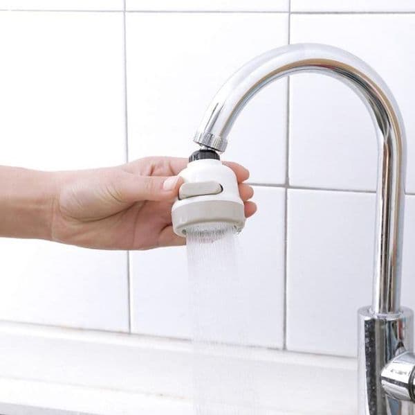 60PCS Moveable Kitchen Tap Head Universal 360 Degree Rotatable Faucet Water Saving Filter Sprayer Curved Filter SN2516