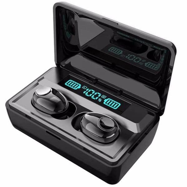 TWS Bluetooth Earphones T10 2200 mAh Power Bank Display LED Wireless Earbuds Stereo Sports Music Touch Control Headsets Colorful Headphones