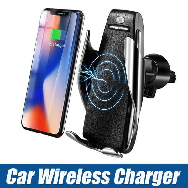 Automatic Sensor Car Wireless Charger for iPhone XR XS Max X Samsung S10 S9plus Intelligent Infrared Fast Wireless Charging Car Phone Holder