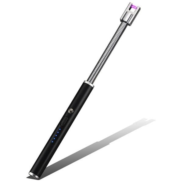 BBQ USB Charging Lighter Rechargeable Kitchen Gas Stove Candle Lighters Hose Torch Electric Plasma Arc Lighter