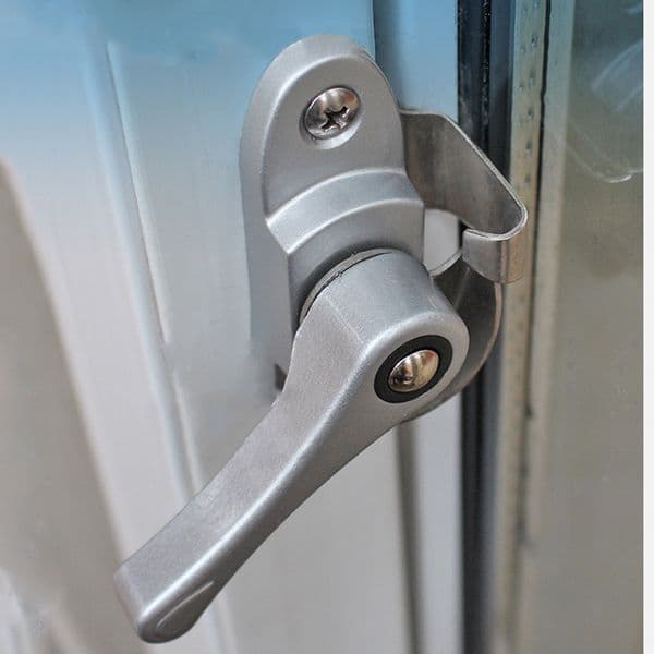silver zinc alloy drive knob lock platic steel window latch sliding door handle furniture hardware part pull bolt