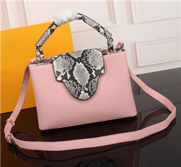 Classic Women Bag Handbag Flowers Alligator Genuine Leather Handbags BB Totes Messenger Shoulder Bags Shopping Crossbody Purse