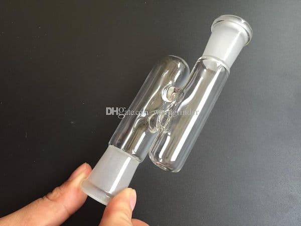 14mm 18mm Reclaim Catcher Adapters Female Male 14mm 19mm Oil Reclaim Ash Catcher Glass DropDown Adapters For Oil Glass Bongs