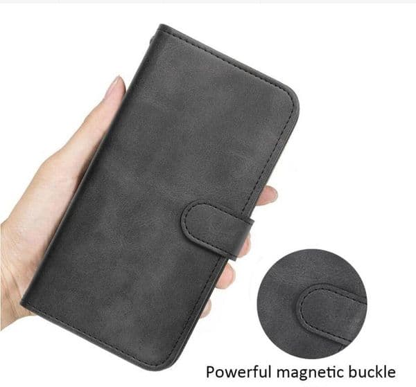 For iPhone 11 Pro Xs Max Wallet Case Luxury PU Leather Magnetic 2in1 Detachable Phone Case with Card Slots for Samsung Note10 S10