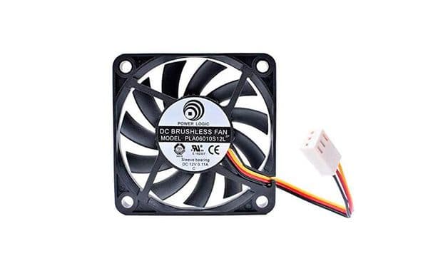 Power Logic 60x60x10mm PLA06010S12L 12V 0.11A 3Wire 6cm 6010 60mm Cooling Fan