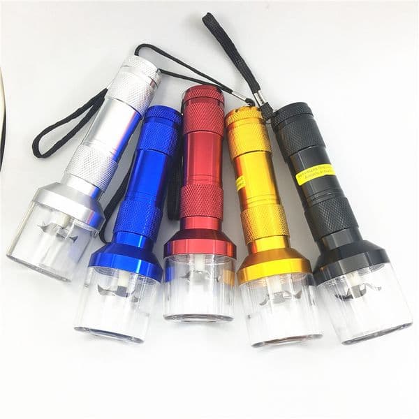 Aluminum Electric Tobacco Grinder Crusher Herb Smoke Grinders Automatic smoking grinder for hand tobacco spoon pipe