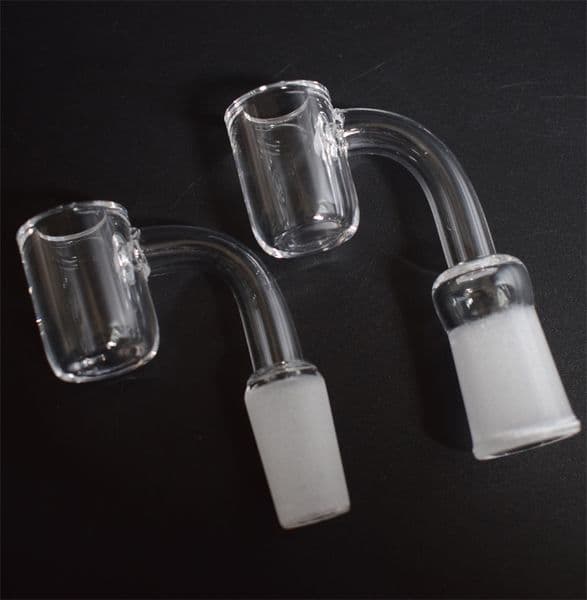 OD 20mm 4mm Thick club banger Flat Top Quartz Banger Nail With Female Male 10mm 14mm 18mm Domeless Quartz Nail for Water Pipes