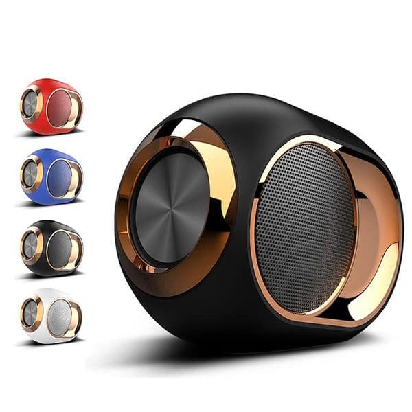 Music Speakers Bluetooth Portable Wireless Speaker Stereo Surround Super HIFI Soundbar with TF Card 35mm Aux Cable Play Music