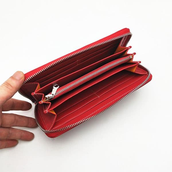Fashion Women Men Wallet Classic Organizer Long Zipper Wallets Coated Canvas With Real Leather Inside Clutch Purse With Box