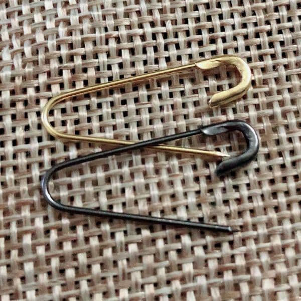 1000pcs Elegant U-shaped Safety Pins 22mm, no coil oval steel pin quilting sewing knitting mark garment clothes price hang tag