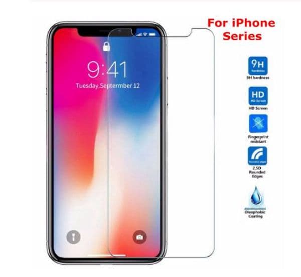 Protective tempered glass for iphone 6 7 5 s se 6 6s 8 plus XS max XR glass iphone 7 8 x screen protector glass on iphone 7 6S 8