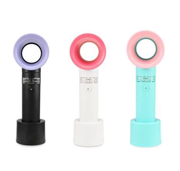 Fan portable bladeless electric wireless USB Mini portable fan portable Mini Cooler No Leaf fan practical